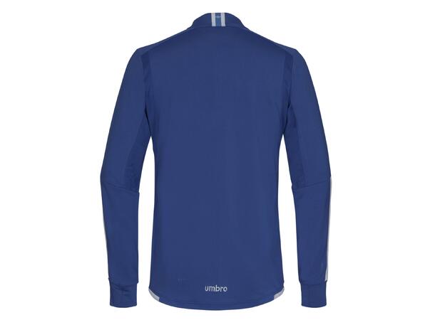 UMBRO UX Elite Half Zip Blå/Hvit XS Treningsgenser med glidelås 