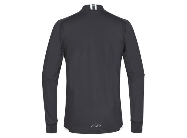 UMBRO UX Elite Half Zip Sort/Hvit 5XL Treningsgenser med glidelås 