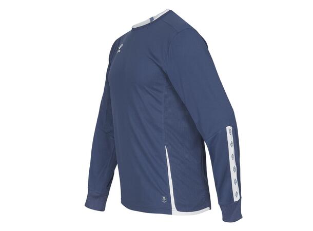 UMBRO UX Elite LS Jsy j Marine/Hvit 128 Flott langermet spillertrøye 