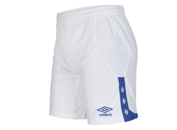 UMBRO UX Elite Shorts jr Hvit/Blå 128 Flott spillershorts 