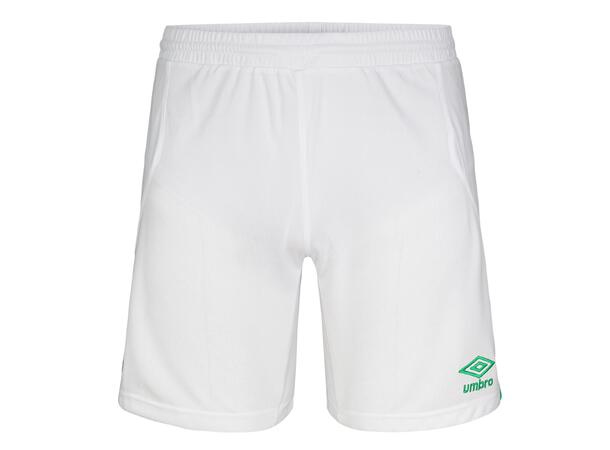 UMBRO UX Elite Shorts jr Hvit/Grønn 128 Flott spillershorts 