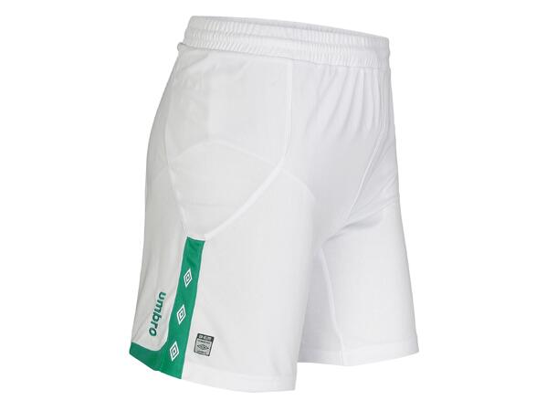 UMBRO UX Elite Shorts jr Hvit/Grønn 128 Flott spillershorts 