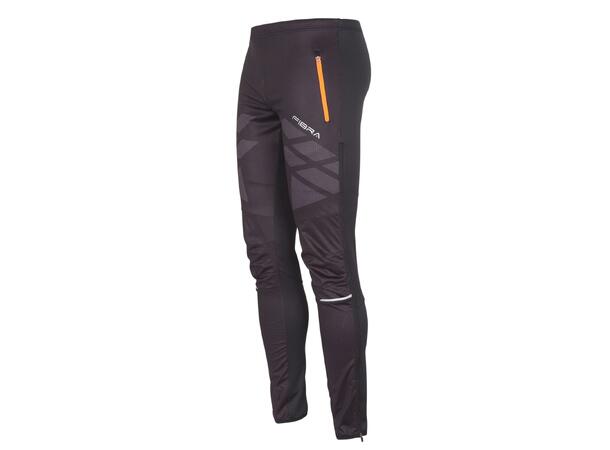 FIBRA Sync Hybrid Pant Jr Sort 128 Praktisk vindtett bukse med stretch 