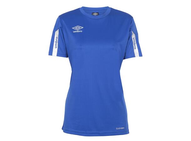 UMBRO Core SS Jersey W Blå 34 Teknisk kortermet spillertrøye 