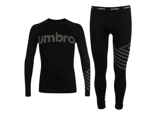 UMBRO Core Superundertøy jr Sort 128/140 Teknisk overdel og underdel til barn 