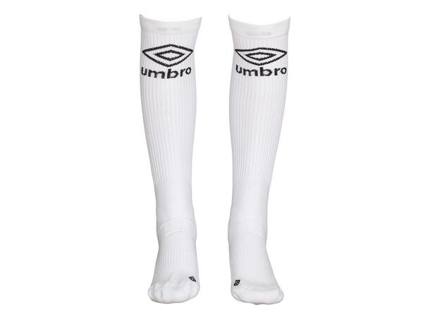 UMBRO UX Elite Handb. Sock L Hvit 35-39 Lang håndballstrømpe 