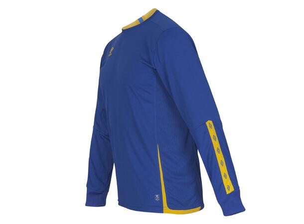 UMBRO UX Elite LS Jsy Blå/Gul 3XL Flott langermet spillertrøye 