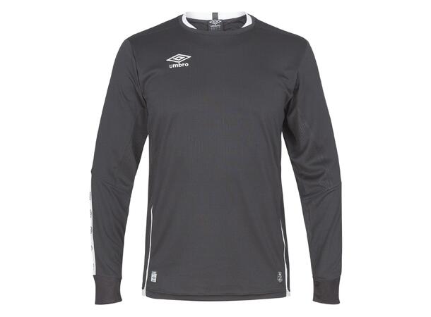 UMBRO UX Elite LS Jsy Sort/Hvit XS Flott langermet spillertrøye 