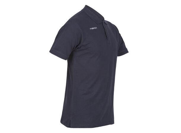 FIBRA Polo Pique Marine S Klassisk pikétrøye i bomull 