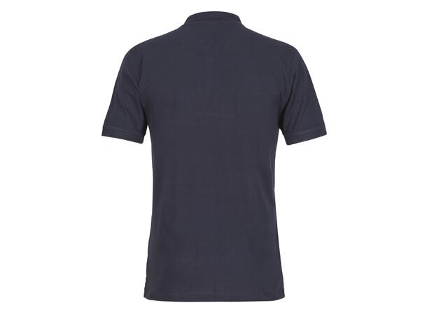 FIBRA Polo Pique Marine S Klassisk pikétrøye i bomull 