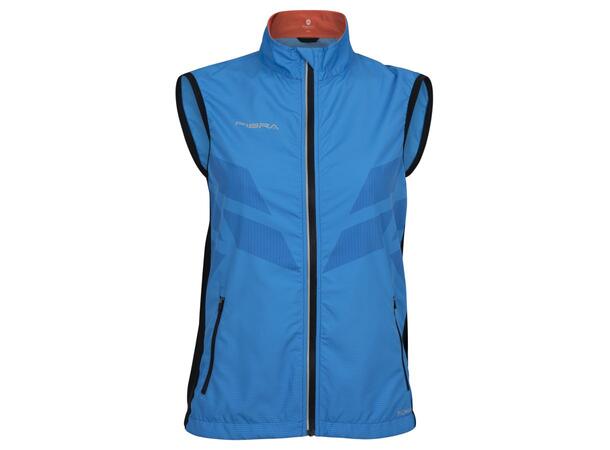 FIBRA Sync Trn Vest jr Blå 128 Vindtett vest 
