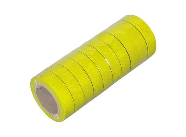 SCANSPORT Strømpetape Gul 10m Holder leggbeskyttere på plass 