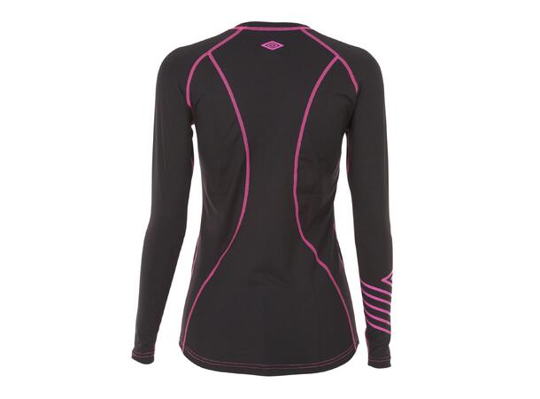 UMBRO Moonstar comp top Sort 34 Kompresjonstop med lang erm 