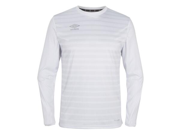 UMBRO Sublime LS Jersey Hvit 3XL Langermet sublimert spillertrøye 