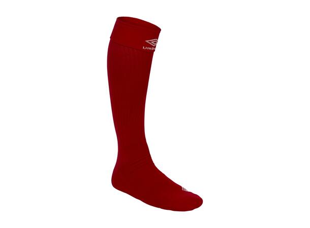 UMBRO UX Elite Fotb.Str Rød/Hvit 26-29 Solide fotballstrømper - god passform 