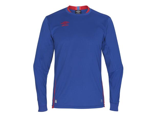 UMBRO UX Elite LS Jsy Blå/Rød 3XL Flott langermet spillertrøye 
