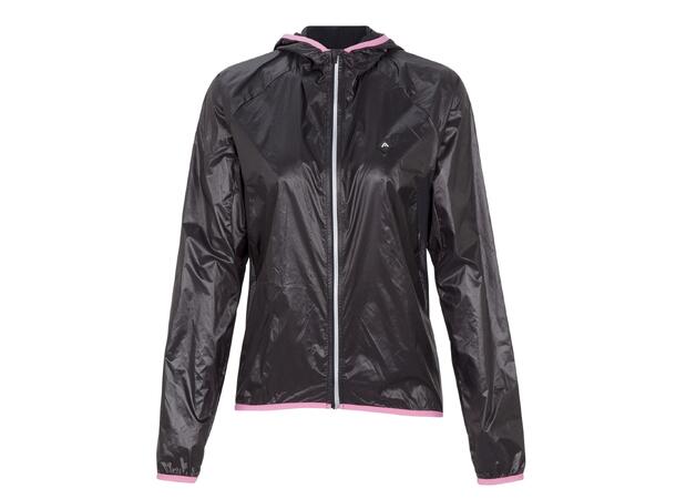 FIBRA Xtrm Pack Jck Hood W Sort XS Vind og vanntett hettejakke 