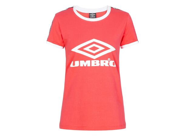 UMBRO Core X Legend Tee W Korall 34 T-skjorte til dame i bomull 