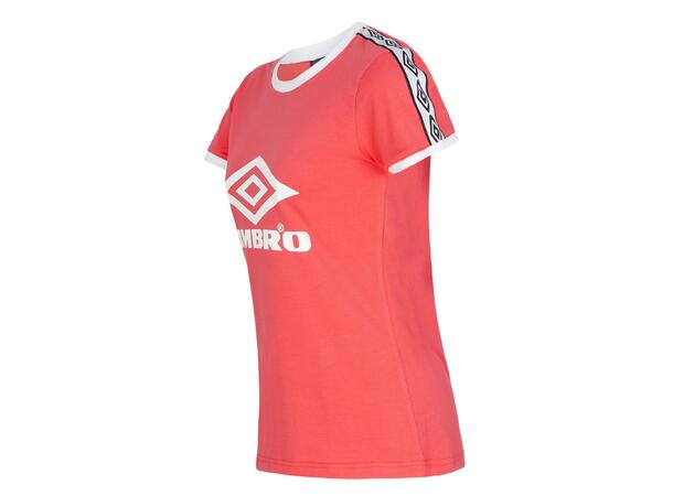 UMBRO Core X Legend Tee W Korall 34 T-skjorte til dame i bomull 