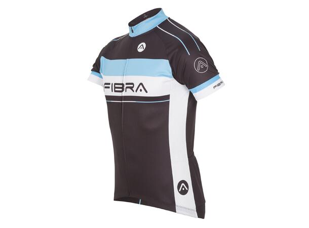FIBRA Elite Bike Ss Jersey Sort S Sykkeltrøye i pustende stretch 