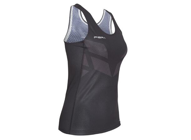 FIBRA Xtrm Singlet W Sort XS Lett komfortabel singlet 