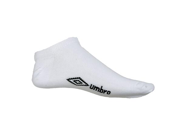 UMBRO Core Slip In Socks 3 pk Hvit 30-34 Lave og behagelige fritidsstrømper 