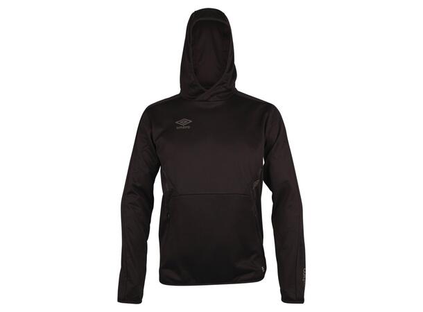 UMBRO Core Tech Hoodie Sort S Hettegenser i resirkulert polyester 