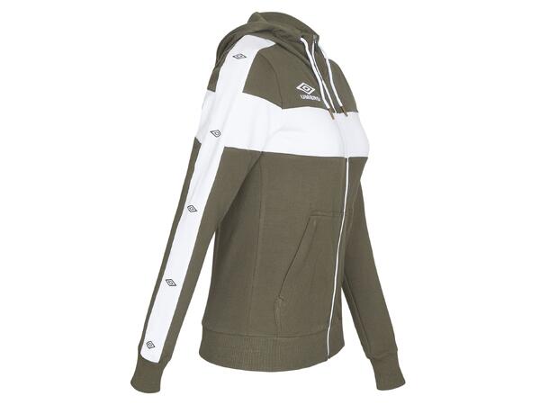 UMBRO Core X Hood Jacket W Grønn 34 Hettejakke i bomull 