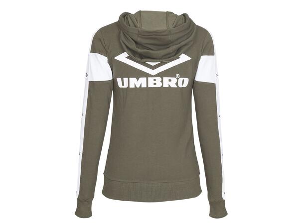 UMBRO Core X Hood Jacket W Grønn 34 Hettejakke i bomull 