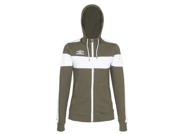 UMBRO Core X Hood Jacket W Grønn 34 Hettejakke i bomull 