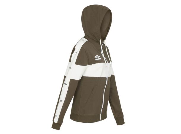 UMBRO Core X Hood Jacket W Grønn 34 Hettejakke i bomull 