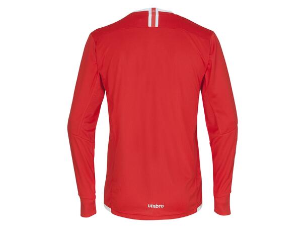 UMBRO UX Elite LS Jsy Rød/Hvit XS Flott langermet spillertrøye 