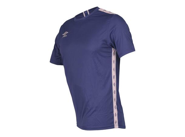 UMBRO UX Elite Trn Tee jr Blå/Hvit 140 Teknisk trenings t-skjorte til junior 