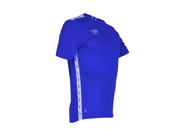 UMBRO UX Elite Trn Tee jr Blå/Hvit 140 Teknisk trenings t-skjorte til junior 