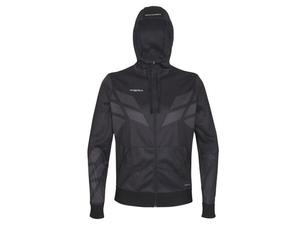 FIBRA Sync Hood Zip Jr Sort 128 Junior hettejakke med børstet innside 