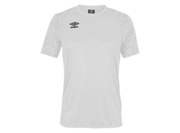 UMBRO Core Recycle Poly Tee j Hvit 116 Enkel, teknisk trøye i polyester 