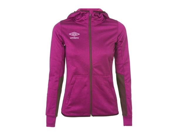 UMBRO Core Tech Hood Zip W19 Rosa 36 Hettejakke med glidelås til dame 
