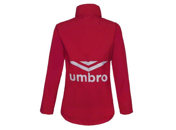 UMBRO Rain Jacket Jr Rød 128 Regnjakke til junior 