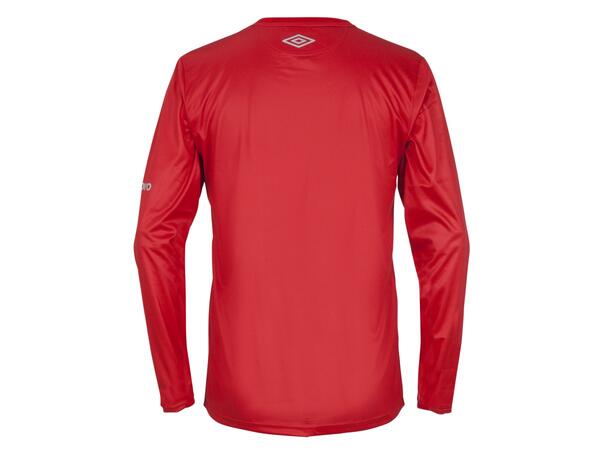 UMBRO Sublime LS Jersey jr Rød 116 Langermet sublimert spillertrøye 