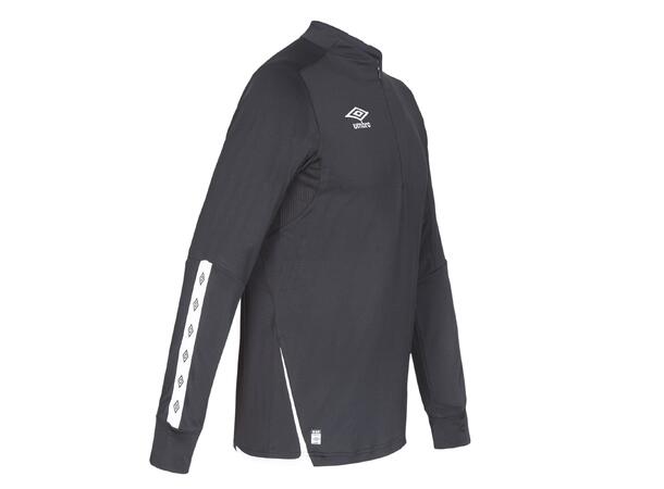 UMBRO UX Elite Half Zip Sort/Hvit XS Treningsgenser med glidelås 