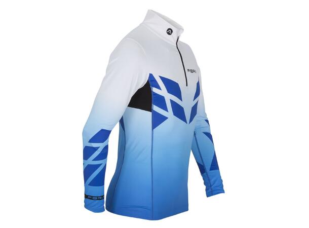 FIBRA Sync Ski Race Top Blå S Tettsittende langrennstrøye 