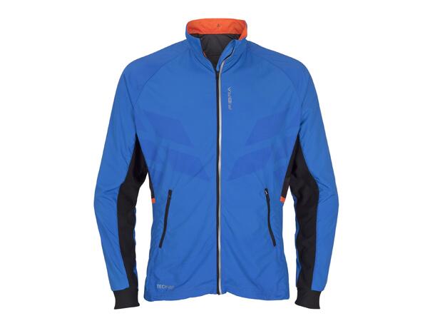FIBRA Sync Trn Jacket Warm Jr Blå 128 Treningsjakke med børstet innside 
