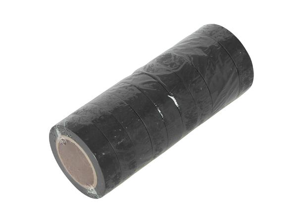 SCANSPORT Strømpetape Sort 10m 10pk Holder leggbeskyttere på plass 