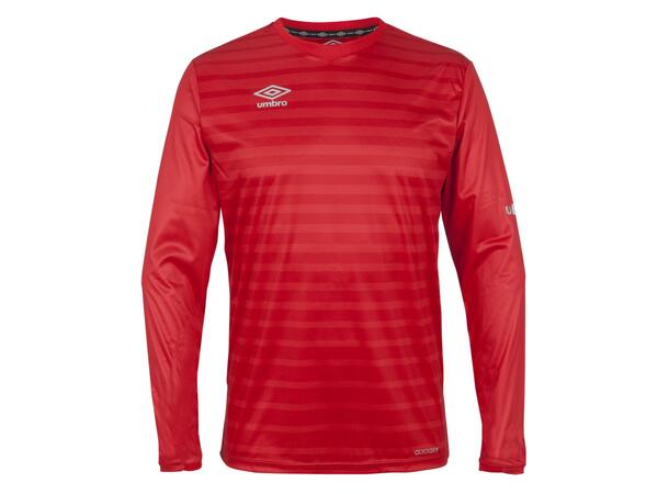 UMBRO Sublime LS Jersey Rød XS Langermet sublimert spillertrøye 