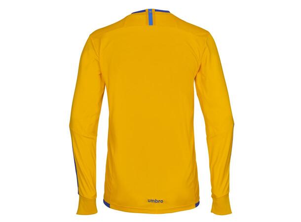 UMBRO UX Elite LS Jsy j Gul/Blå 128 Flott langermet spillertrøye 