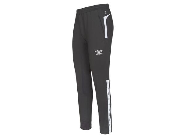 UMBRO UX Elite Pant SlimJ Sort/Hvit 116 Treningsbukse i smal passform 