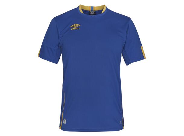UMBRO UX Elite SS Jsy Blå/Gul XS Flott kortermet spillertrøye 