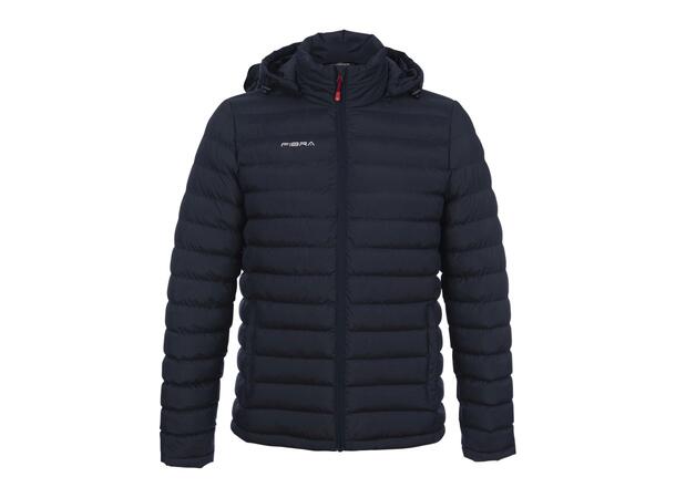 FIBRA Edge Padded Jkt Marine S Vattert jakke med avtagbar hette 