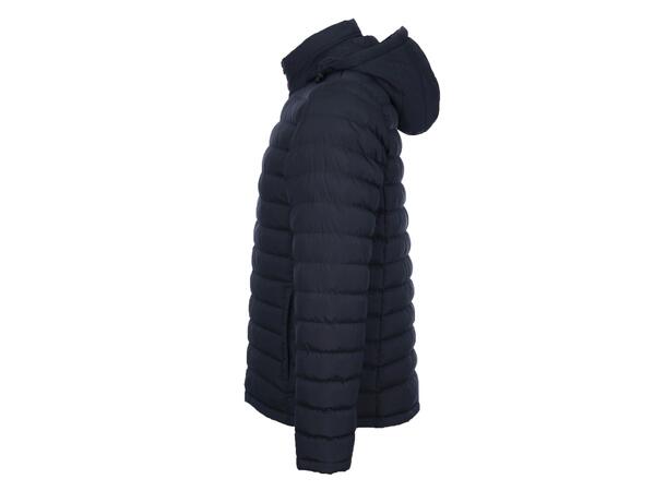 FIBRA Edge Padded Jkt Marine S Vattert jakke med avtagbar hette 
