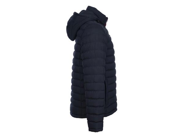 FIBRA Edge Padded Jkt Marine S Vattert jakke med avtagbar hette 
